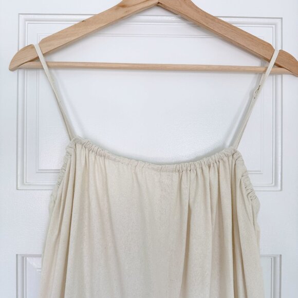 OZMA of California Vera Jumpsuit in Natural Silk Noil - Picture 3 of 8